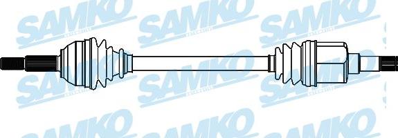 Samko DS52219 - Приводний вал autozip.com.ua