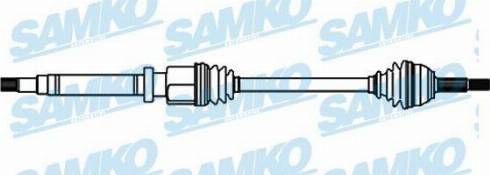 Samko DS52220 - Приводний вал autozip.com.ua