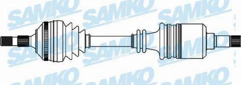 Samko DS52278 - Приводний вал autozip.com.ua