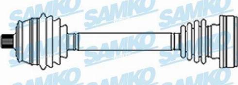 Samko DS14116 - Приводний вал autozip.com.ua