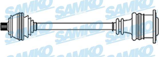 Samko DS14251 - Приводний вал autozip.com.ua
