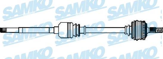 Samko DS15040 - Приводний вал autozip.com.ua