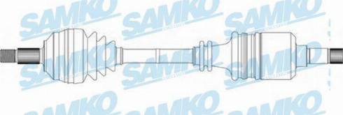 Samko DS16094 - Приводний вал autozip.com.ua
