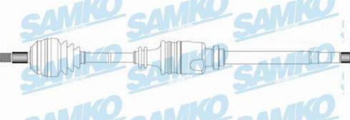 Samko DS16095 - Приводний вал autozip.com.ua