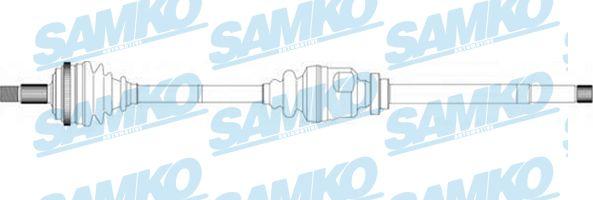 Samko DS16093 - Приводний вал autozip.com.ua