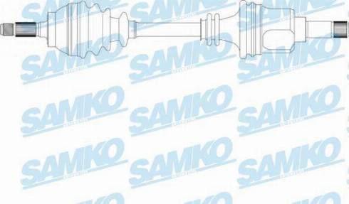 Samko DS16051 - Приводний вал autozip.com.ua