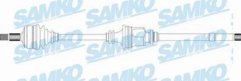 Samko DS16065 - Приводний вал autozip.com.ua