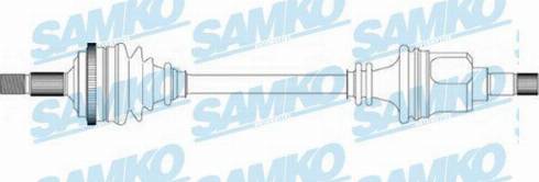 Samko DS16066 - Приводний вал autozip.com.ua