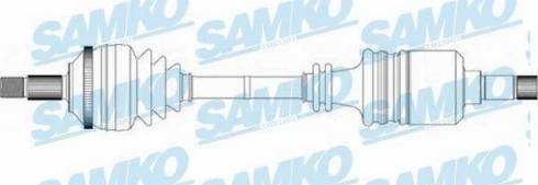 Samko DS16088 - Приводний вал autozip.com.ua