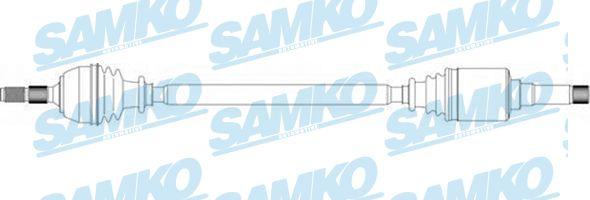 Samko DS16038 - Приводний вал autozip.com.ua