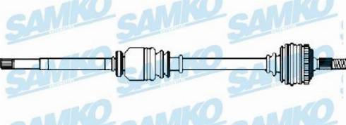 Samko DS52302 - Приводний вал autozip.com.ua