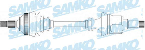 Samko DS16156 - Приводний вал autozip.com.ua