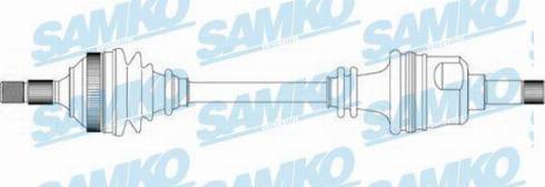 Samko DS16114 - Приводний вал autozip.com.ua