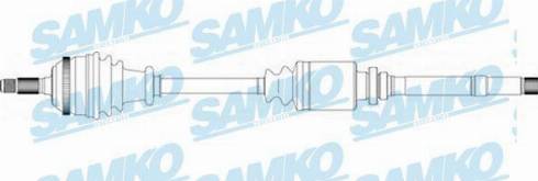 Samko DS16113 - Приводний вал autozip.com.ua