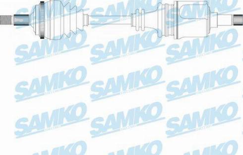 Samko DS16120 - Приводний вал autozip.com.ua