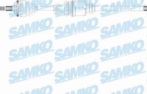 Samko DS16121 - Приводний вал autozip.com.ua