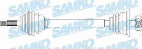 Samko DS39049 - Приводний вал autozip.com.ua