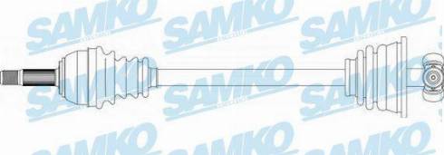 Samko DS39045 - Приводний вал autozip.com.ua