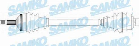 Samko DS39066 - Приводний вал autozip.com.ua