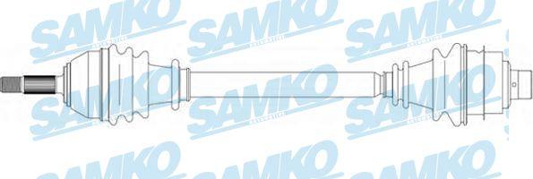 Samko DS39039 - Приводний вал autozip.com.ua