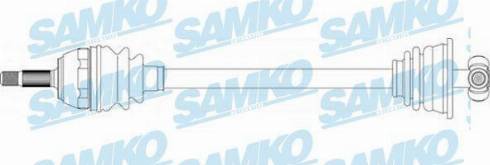 Samko DS39071 - Приводний вал autozip.com.ua