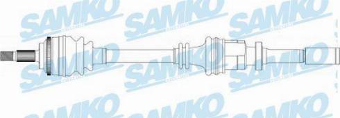 Samko DS39245 - Приводний вал autozip.com.ua
