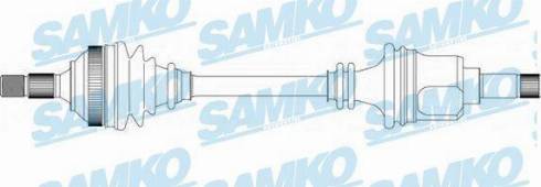 Samko DS38045 - Приводний вал autozip.com.ua