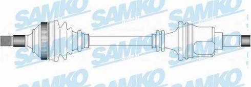 Samko DS38046 - Приводний вал autozip.com.ua