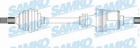 Samko DS38006 - Приводний вал autozip.com.ua