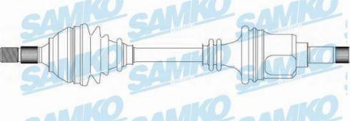Samko DS38017 - Приводний вал autozip.com.ua