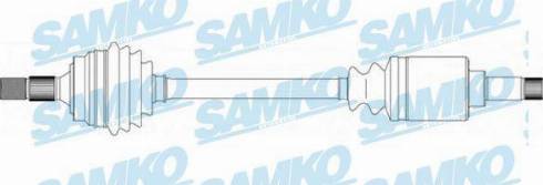 Samko DS38025 - Приводний вал autozip.com.ua