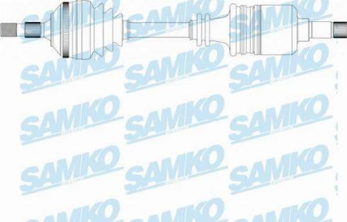Samko DS38152 - Приводний вал autozip.com.ua