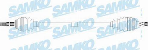Samko DS37021 - Приводний вал autozip.com.ua