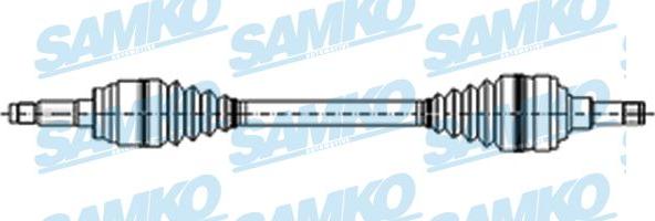 Samko DS20184 - Приводний вал autozip.com.ua