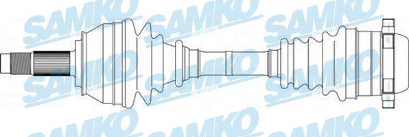 Samko DS20180 - Приводний вал autozip.com.ua