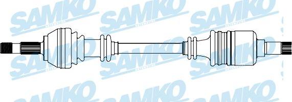 Samko DS20139 - Приводний вал autozip.com.ua