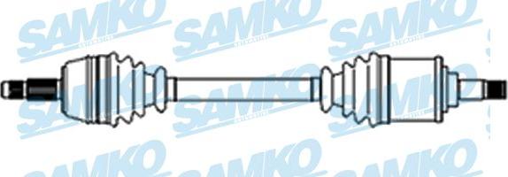 Samko DS21035 - Приводний вал autozip.com.ua