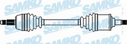 Samko DS21036 - Приводний вал autozip.com.ua