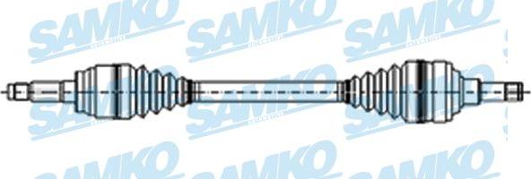Samko DS21071 - Приводний вал autozip.com.ua