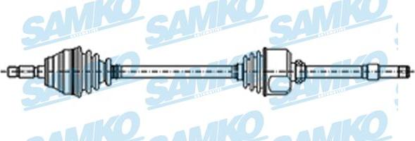 Samko DS21072 - Приводний вал autozip.com.ua