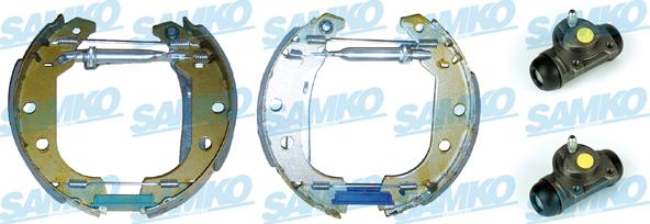 Samko KEG459 - Комплект гальм, барабанний механізм autozip.com.ua