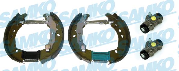 Samko KEG450 - Комплект гальм, барабанний механізм autozip.com.ua