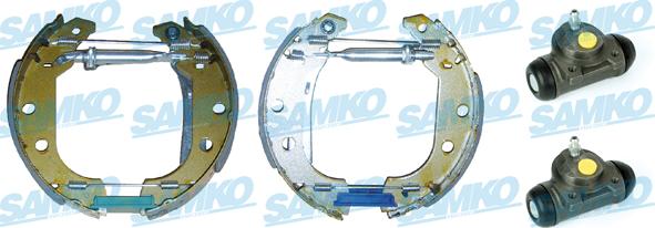 Samko KEG458 - Комплект гальм, барабанний механізм autozip.com.ua
