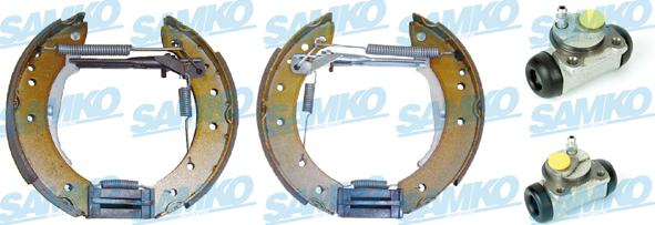 Samko KEG409 - Комплект гальм, барабанний механізм autozip.com.ua