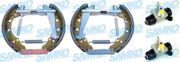 Samko KEG407 - Комплект гальм, барабанний механізм autozip.com.ua