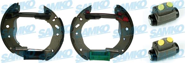 Samko KEG410 - Комплект гальм, барабанний механізм autozip.com.ua
