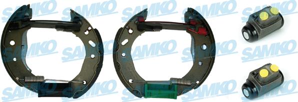 Samko KEG411 - Комплект гальм, барабанний механізм autozip.com.ua