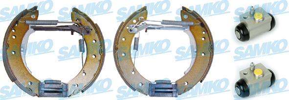 Samko KEG418 - Комплект гальм, барабанний механізм autozip.com.ua
