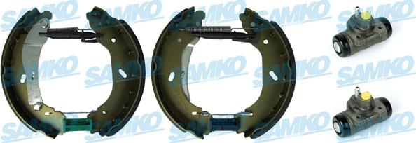 Samko KEG596 - Комплект гальм, барабанний механізм autozip.com.ua