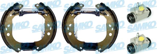 Samko KEG544 - Комплект гальм, барабанний механізм autozip.com.ua